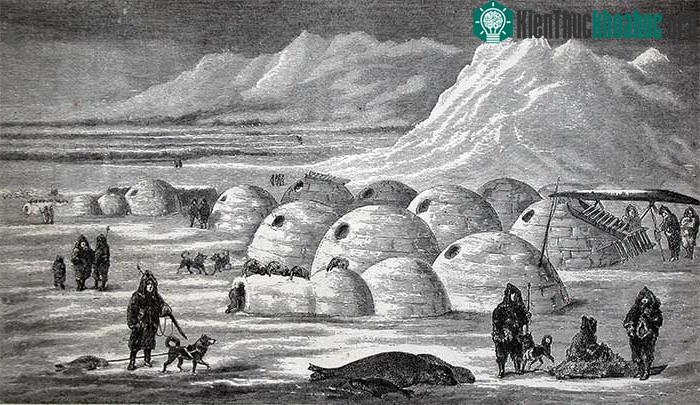 Lều tuyết của người Inuit