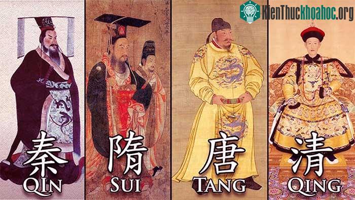 Hình minh họa hoàng đế của các triều đại Trung Quốc.