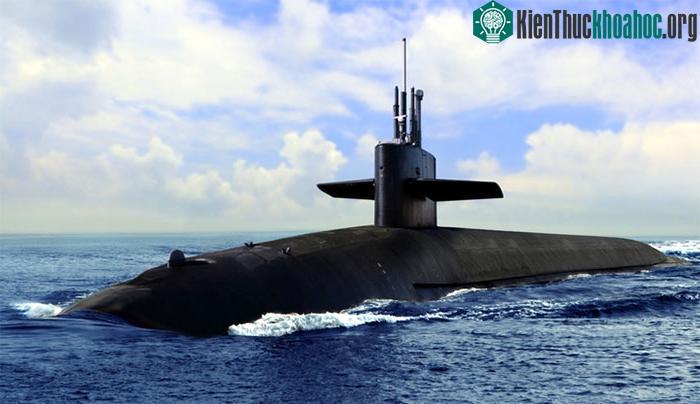 Tàu ngầm chỉ bị phát hiện bởi hệ thống Sonar.