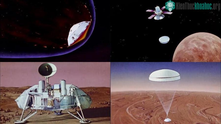 Viking Lander animation (1970s) [HD source] - YouTube