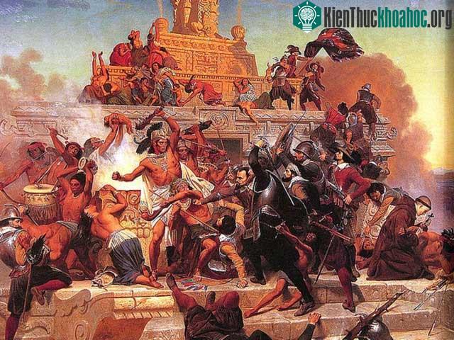 Người Tây Ban Nha sở hữu những công nghệ quân sự vượt trội so với người Aztec