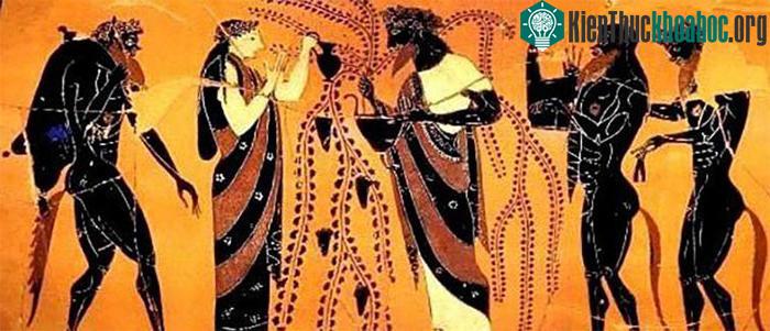 Trong thần thoại Hy Lạp có Dionysus, vị thần của rượu vang và hưởng lạc.