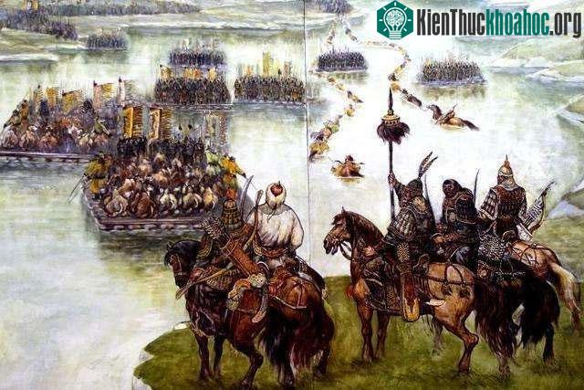 Với đội quân Mông Cổ, mỗi người đều có nhiều hơn một con ngựa để thay phiên nhau chạy.