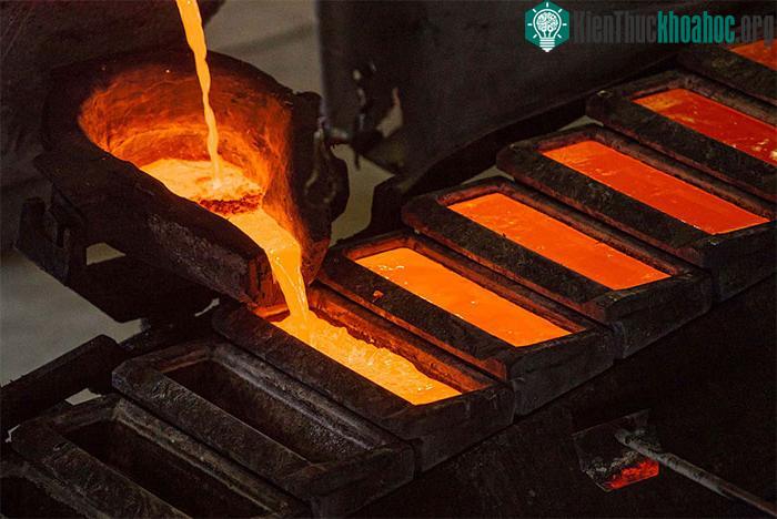 Nồi nấu kim loại dần dần được sử dụng trong các thí nghiệm đốt ở nhiệt độ cao