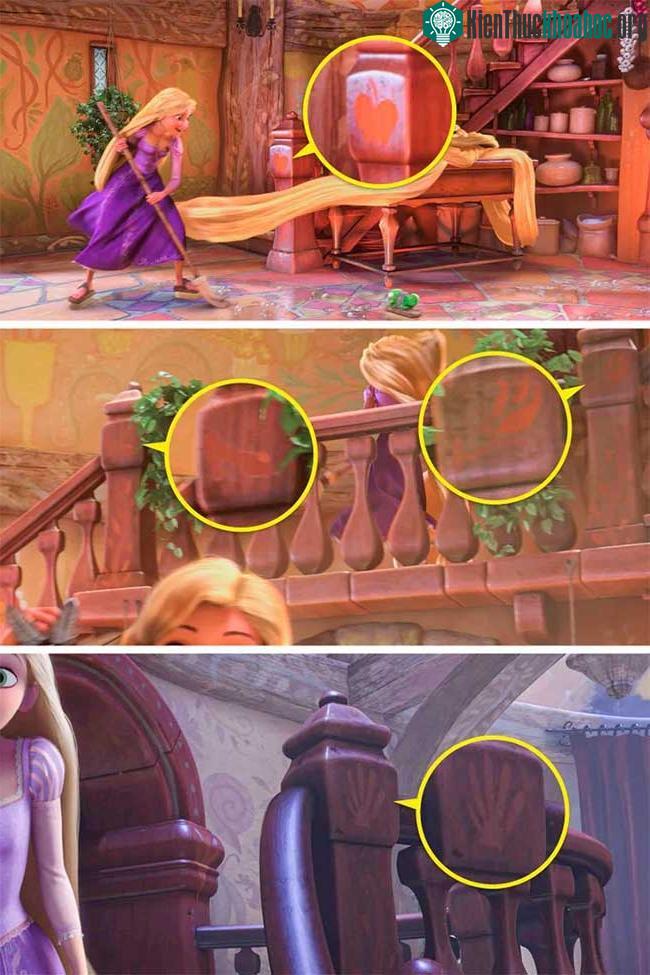 Biểu tượng của các công chúa Disney trong&nbsp;Tangled