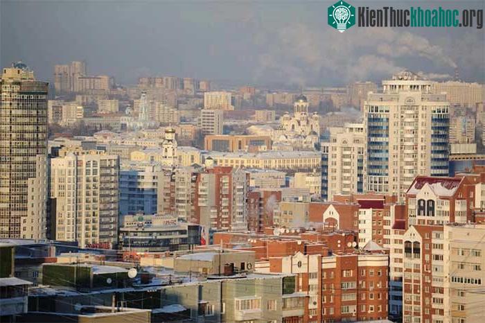 Một khu dân cư ở Yekaterinburg.