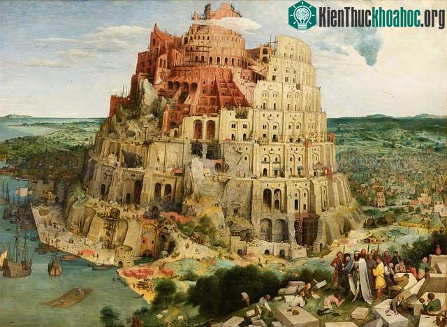 Tháp Babel - nơi mà ngôn ngữ của loài người bị phân chia.