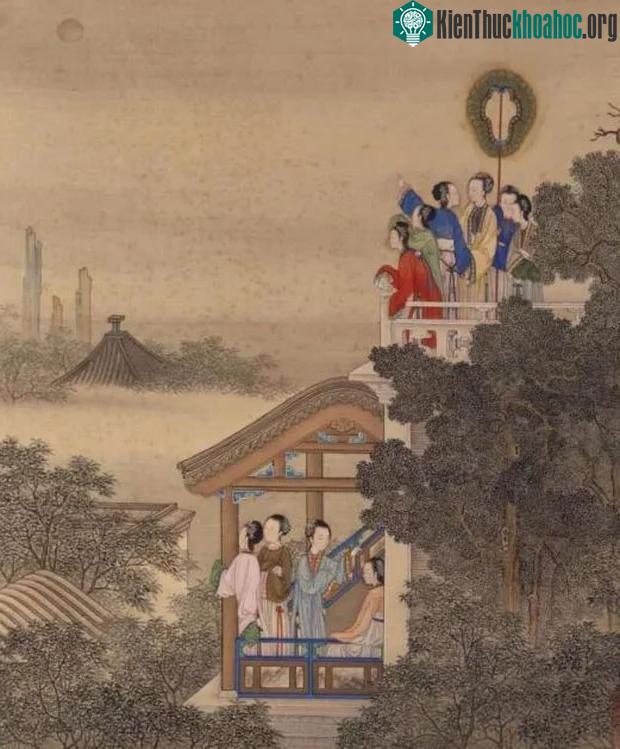 Thu tháng Tám, lên đài thưởng nguyệt