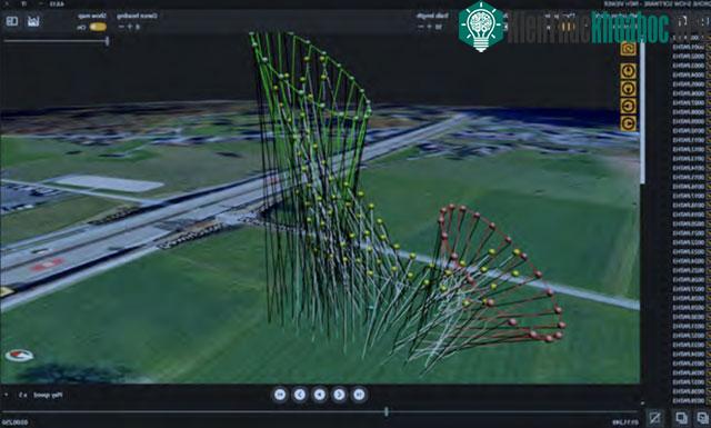Giao diện phần mềm chuyên dụng Drone Show Software