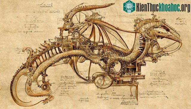 Da Vinci để lại nhiều bản vẽ và ghi chép đầy những ký hiệu bí ẩn