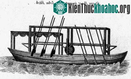 Con tàu dùng mái chèo thẳng đứng của Fitch