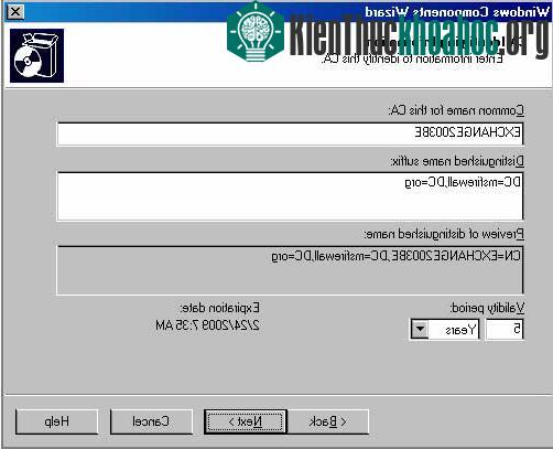 Cài đặt và cấu hình ISA Server Firewall 2004 - Chương 2 Cài đặt Certificate Services ảnh 3