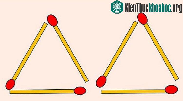 Bài toán que diêm không dễ giải với nhiều người. (Ảnh: Sun).