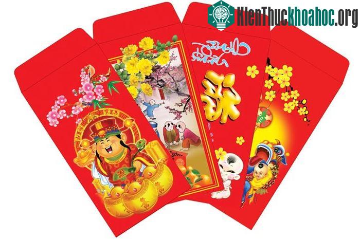 Bao lì xì nên dùng màu đỏ.