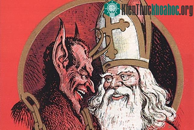 Krampus - phiên bản đen tối của ông gia Noel.