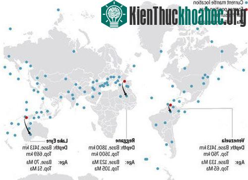Bản đồ 100 điểm hút chìm đang tồn tại do các nhà nghiên cứu Hà Lan xây dựng.