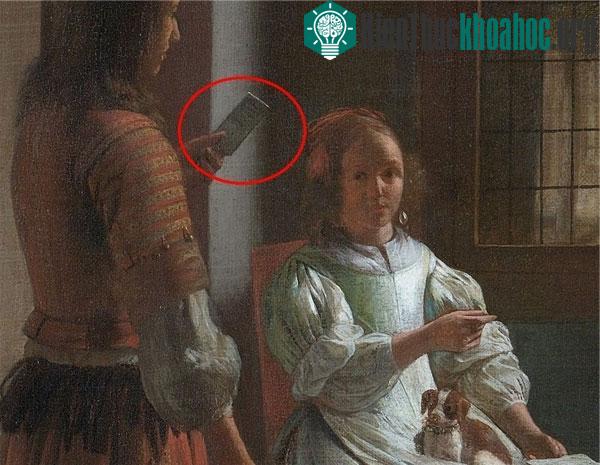 Cận cảnh bức tranh của họa sĩ Pieter de Hooch. (Ảnh: internet).