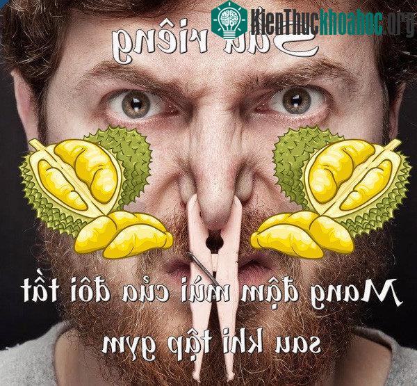 Hợp chất mùi đậm đặc nhất là mùi hương của đôi tất sau khi tập gym
