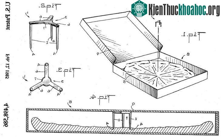 Thiết kế ban đầu của "pizza saver".
