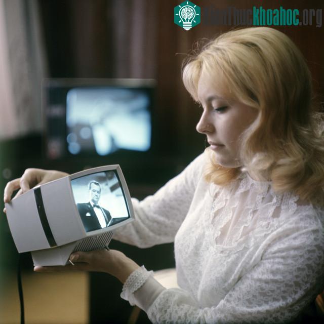 Tivi con di động "Kvant" được sản xuất tại nhà máy đèn hình Lviv từ năm 1974.