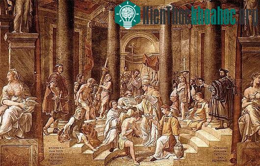 Hoàng đế Constantine - người cải giáo cho đế chế La Mã.