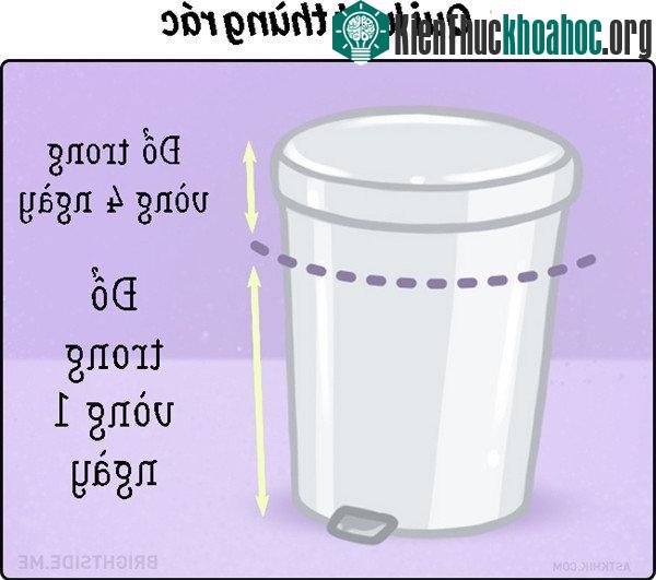 Đơn giản là lười đi dọn thùng rác.