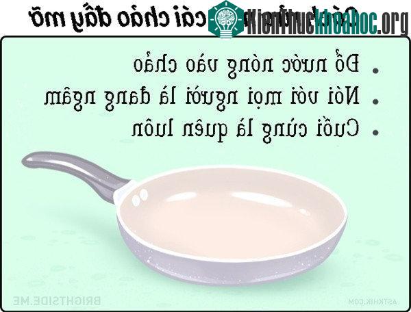 Cùng lắm là có người nhắc đi rửa thôi.