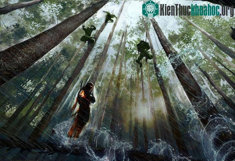 Về thuật di chuyển trên mặt nước, bí mật được hé lộ ở chính các đôi giày của họ.