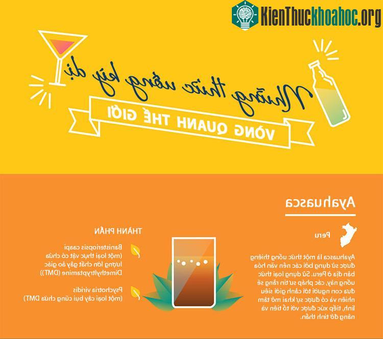 Ayahuasca là một thức uống được sử dụng bởi các nền văn hóa bản địa ở Peru.