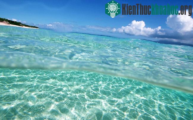 Nước biển xanh mướt của Maldives