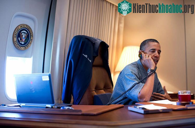 Air Force One có diện tích sàn 370 mét vuông giống như một chiếc Boeing 747.