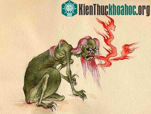Hình ảnh con quỷ đói trong tín ngưỡng dân gian.