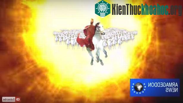 Hình ảnh chúa Jesus cưỡi ngựa trắng "giáng trần".