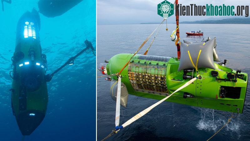 Tàu Deepsea Challenger đã đưa đạo diễn James Cameron tới khám phá những vùng nước sâu trong lòng đại dương.