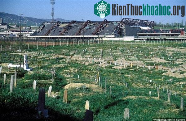 Đất dành cho các vận động viên thi đấu theo thời gian đã biến thành nghĩa trang.