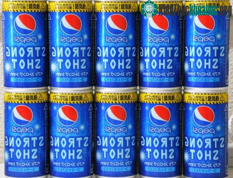Loại pepsi này có hàm lượng caffeine gấp đôi pepsi thường.