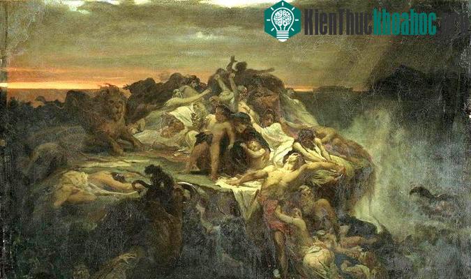 Trận đại hồng thuỷ đã nuốt chửng Atlantis.