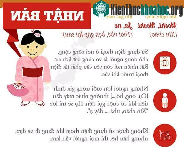 Ở Nhật Bản, sử dụng điện thoại ở nơi công cộng, chỗ đông người là vô cùng bất lịch sự.
