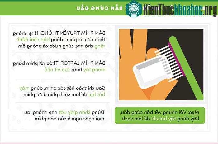 Xử lí vết bẩn cứng