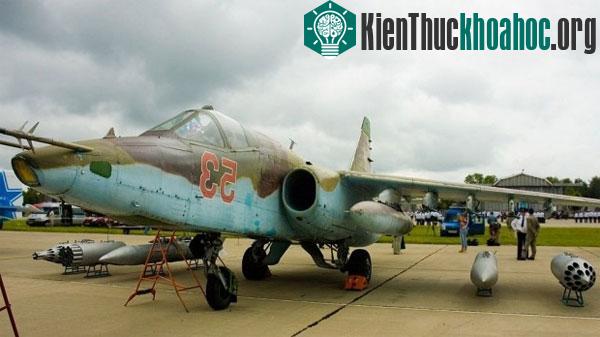 Một chiếc Su-25 tại Căn cứ Không quân Kubinka của Nga. (Ảnh: Wikipedia)