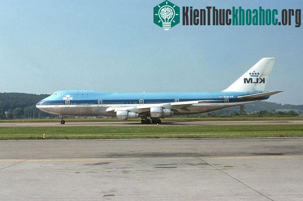 Chiếc máy bay của hãng KLM.