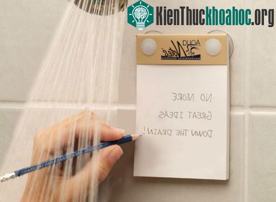 Ý tưởng xuất hiện nhiều nhất khi chúng ta tắm