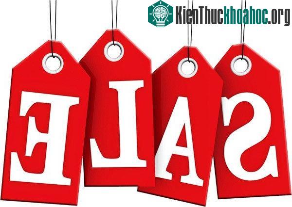 Những chiến dịch sale là minh chứng điển hình cho việc áp dụng bí kíp điều khiển người khác