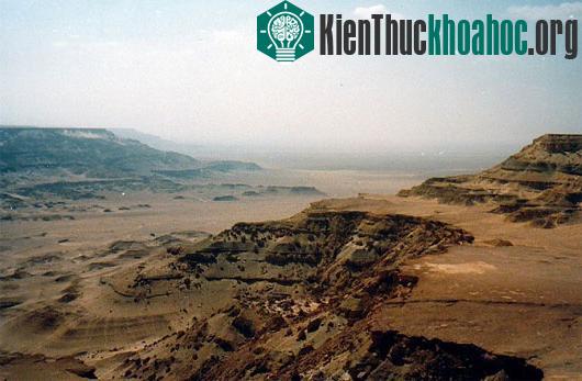 Ảnh chụp khu vực Qattara Depression.