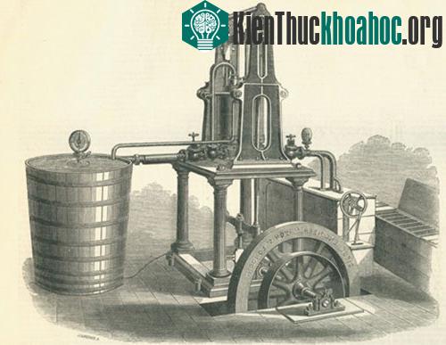 Hình ảnh cỗ máy tạo băng của Harrison​