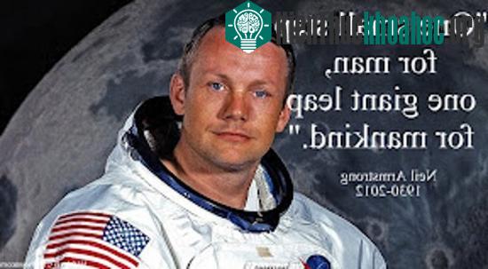 Neil Amstrong và câu nói nổi tiếng của mình.