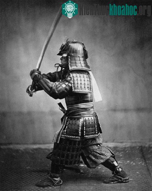 Một chiến binh Samurai vào năm 1860 tại Nhật Bản