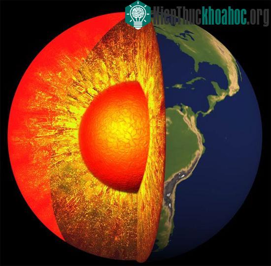 Lõi Trái đất xoay với tốc độ không đồng đều. (Ảnh: Discovery)