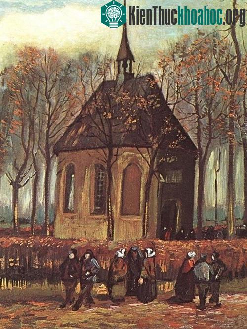 Bức tranh Congregation Leaving the Reformed Church in Nuenen