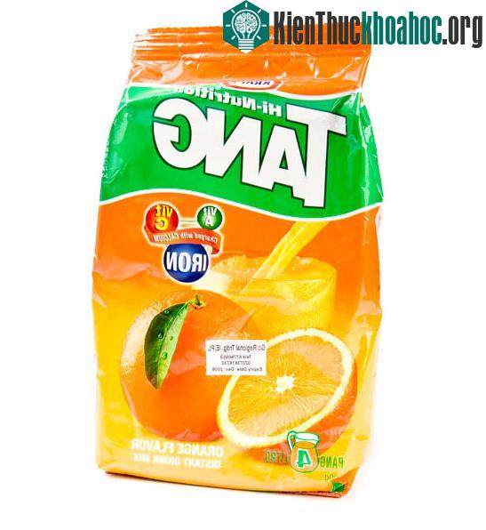 Tang được sử dụng trong không gian để làm dịu đi mùi khó chịu trong nước uống trên tàu.